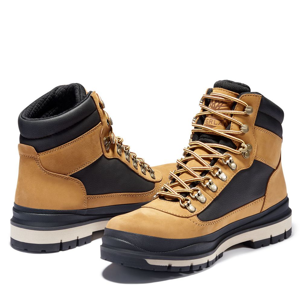 Timberland Μποτες Χιονιού Ανδρικα Καφε/Μαυρα - Field Trekker Waterproof - Greece 2758319-SX